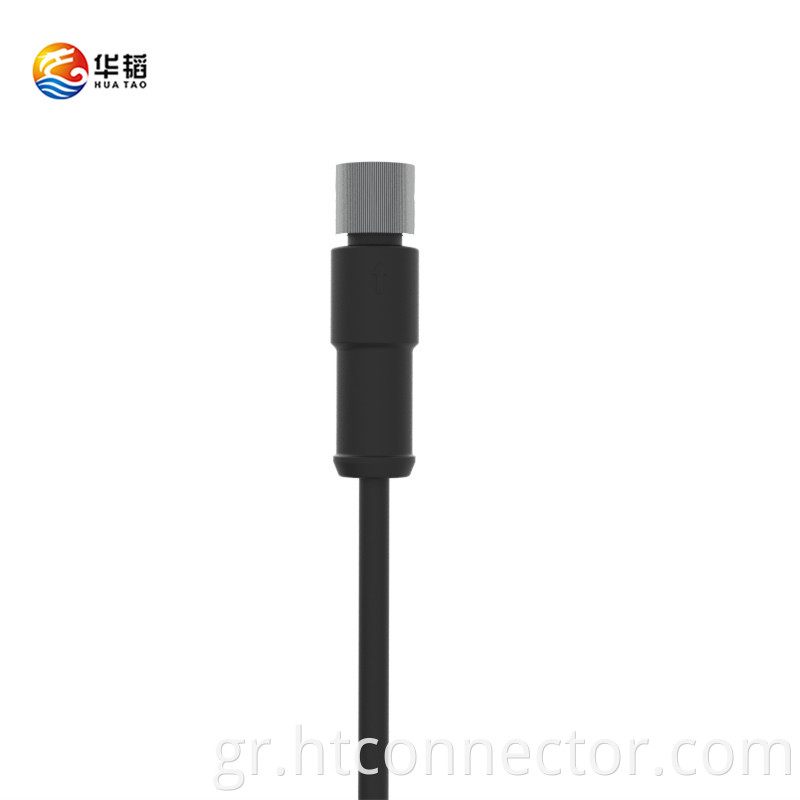 4-core IP67 waterproof connector